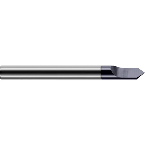 Engraving Cutters - 0.1250″ (1/8″) Shank Diameter × 30° included Carbide Pointed Engraver, 1 Flute, AlTiN Coated