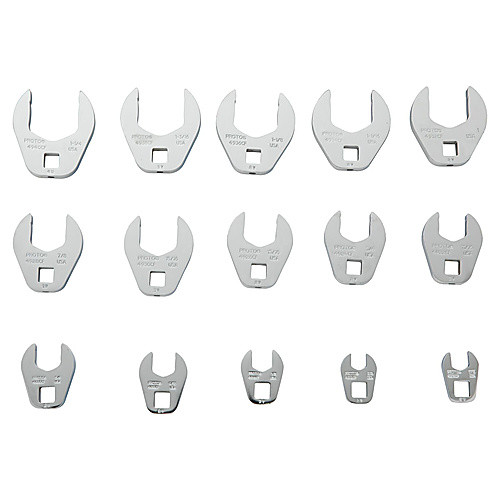 Proto 3/8″ Drive 15 Piece Crowfoot Wrench Set
