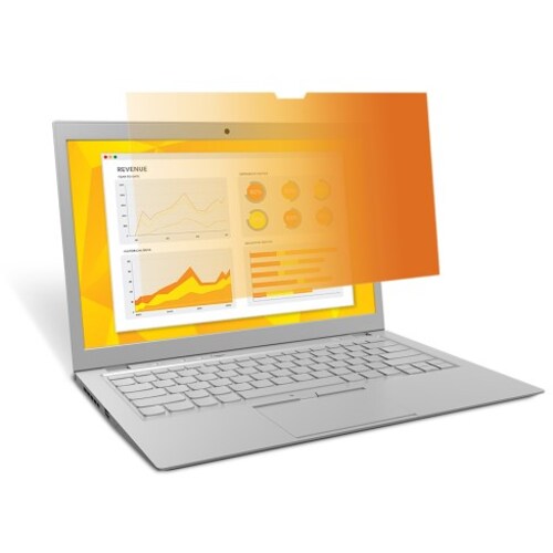 3M Gold Privacy Filter 14″ Laptop with COMPLY Attachment System GF140W9B