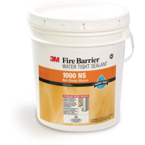 3M Fire Barrier Water Tight Sealant 1000 NS Gray 4.5 Gallon Drum (Pail)
